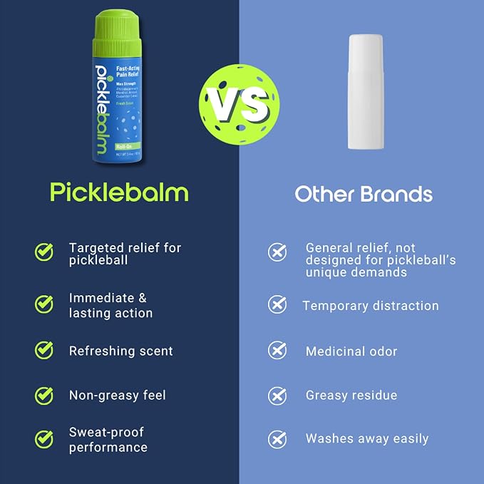 PickleBalm Pickleball In-Game Muscle Pain Relief Roll-On - Image 8