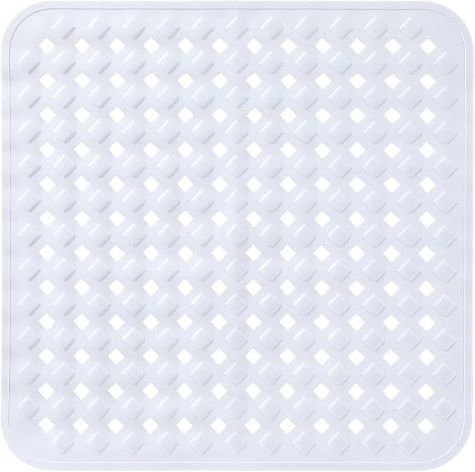 Yimobra Square Shower Mat Non Slip, Super Strong Suction Cups, Machine Washable by Yimobra
