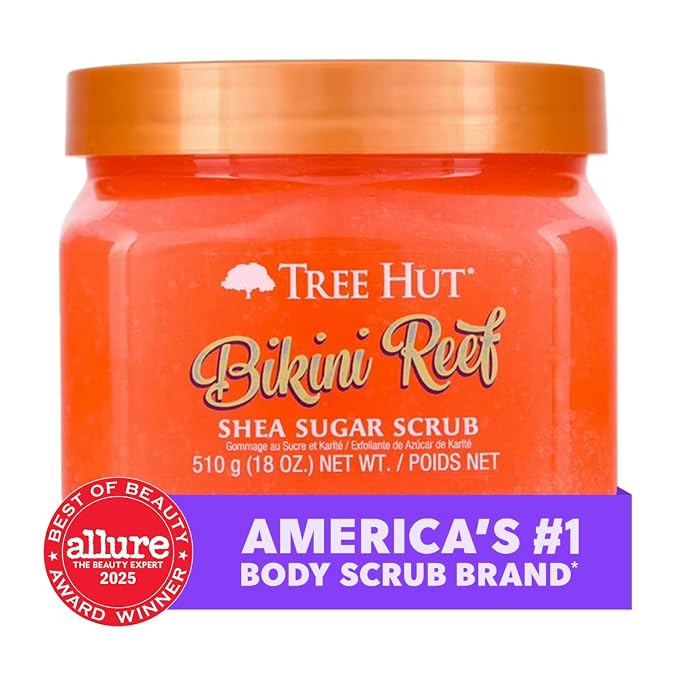 Tree Hut Bikini Reef Shea Sugar Scrub, Exfoliating, Hydrating & Moisturizing - Image 3