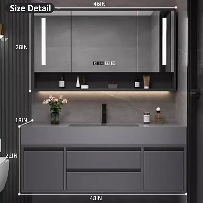 48IN Bathroom Vanity - Image 2