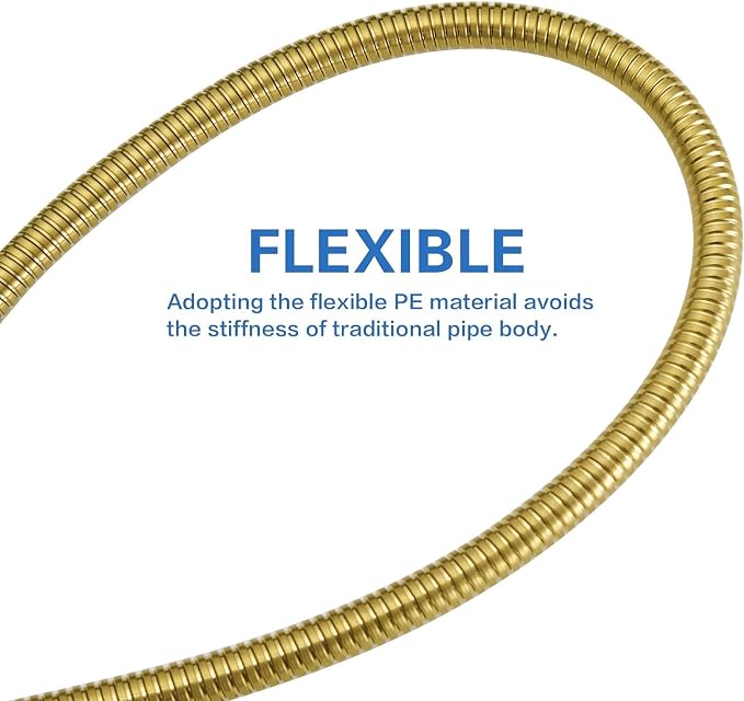 RUMOSE 79 inches Shower Hose Extra Long Stainless Steel Shower Tube Attachment - Image 5