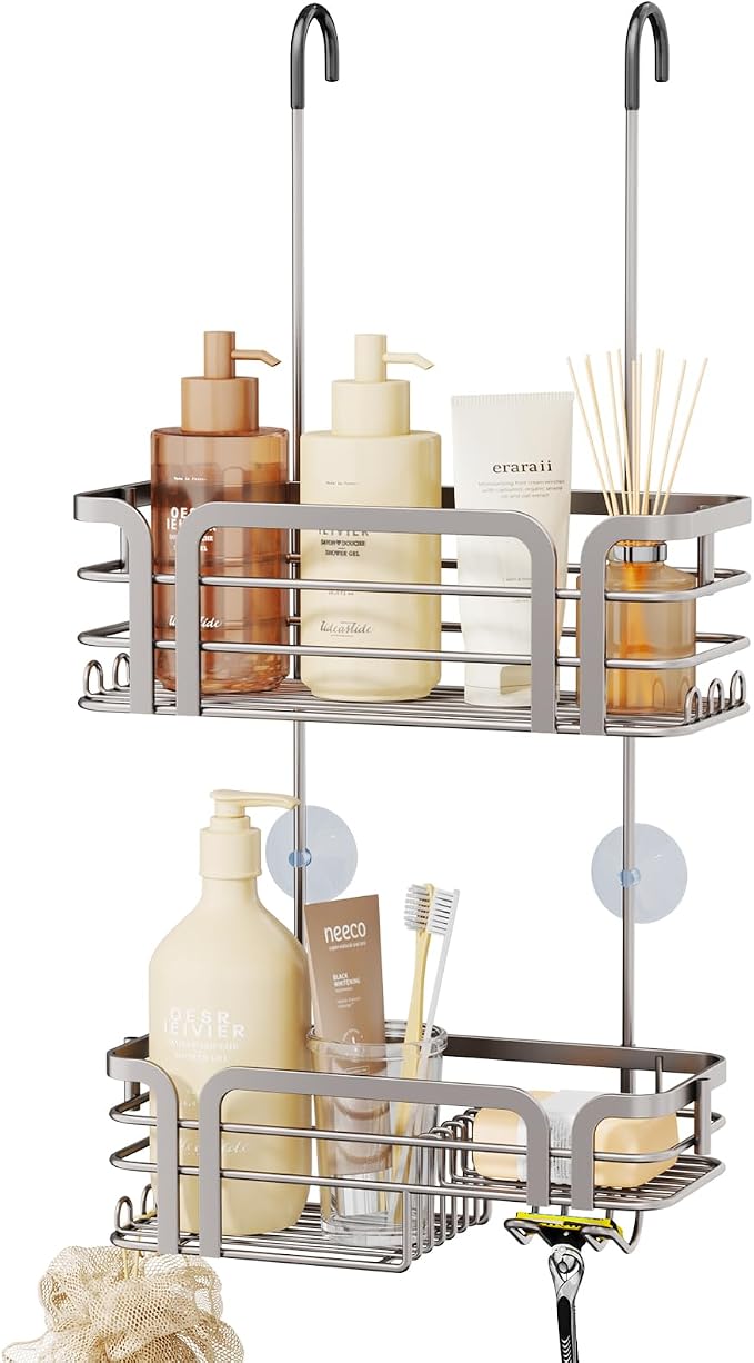 SWTYMIKI Shower Caddy Hanging Organizer by SwtyMiki-TidyHomeSweetLife