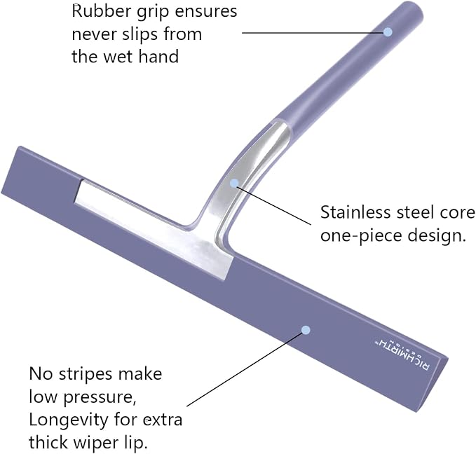 Bathroom Squeegee for Shower, Richmirth 11" Large Shower Squeegee for Glass - Image 3