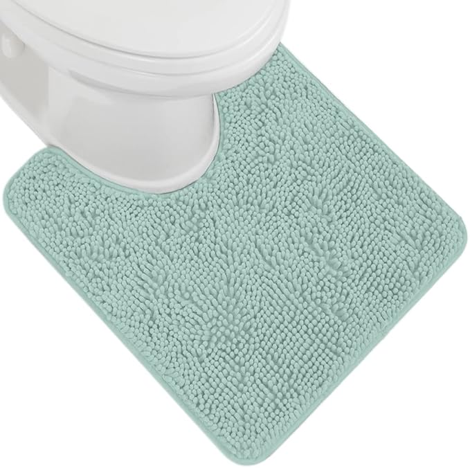 GORILLA GRIP Plush Absorbent Shaggy Chenille Bath Rug Mat by GorillaGrip