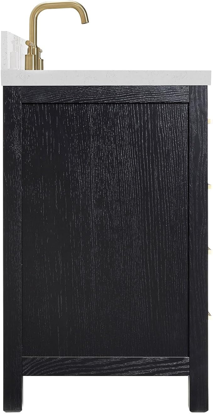 ARIEL Cambridge 48 Inch Single Rectangle Sink Bathroom Vanity - Image 5
