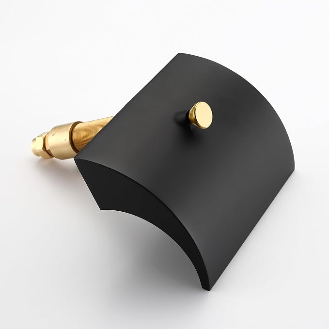 SUMERAIN Waterfall Roman Tub Faucet Deck Mount Bathtub Faucet Brass Tub Filler - Image 9