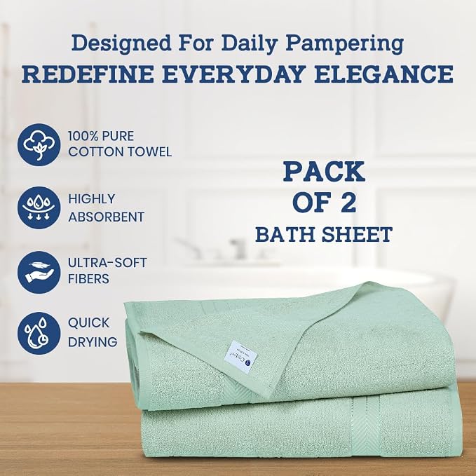 Casa Lino Bath Sheets Set Extra Large - Image 2