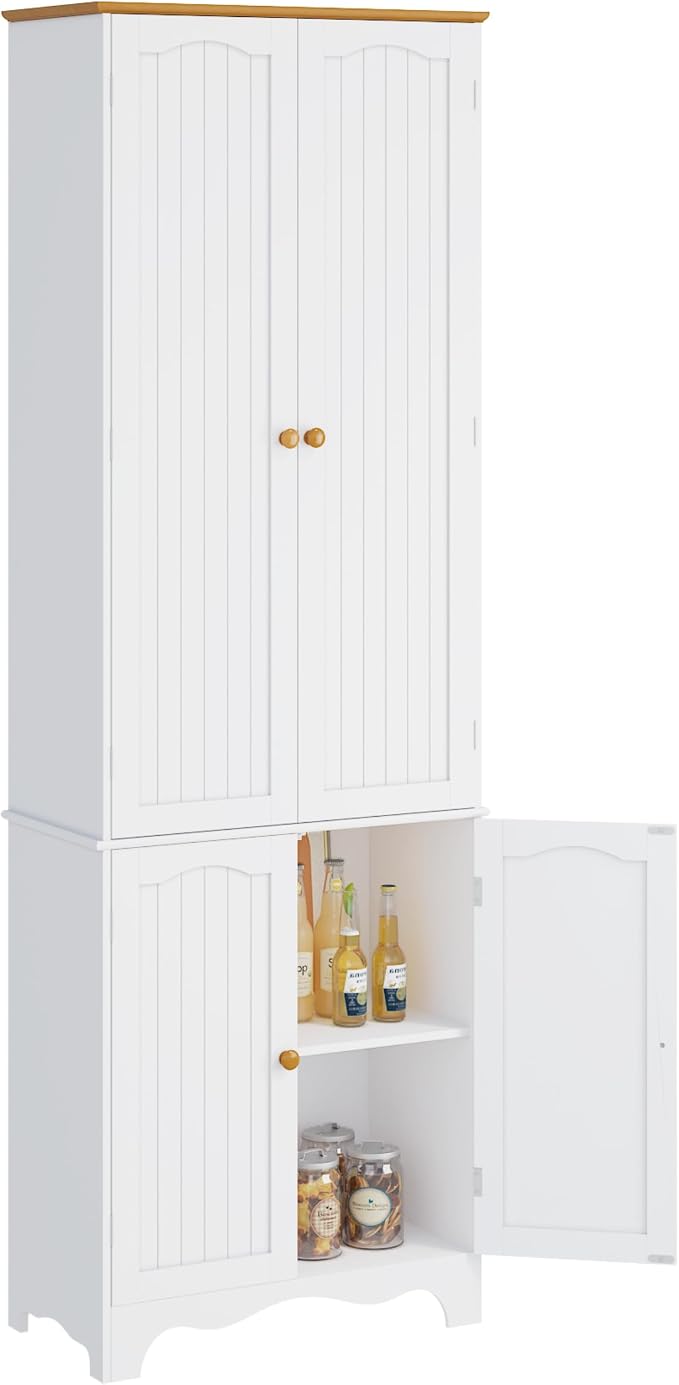 Function Home 72" Kitchen Pantry Cabinet, Freestanding Storage Cabinets by FunctionHome