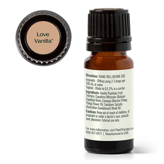 Plant Therapy Love Vanilla Essential Oil Blend 10 mL 100% Pure, Therapeutic - Image 9