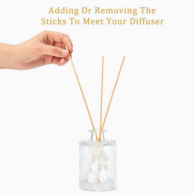 Chloefu Lan Creamy Vanilla Reéd Diffuser, Milky Coconut, 6.7 oz Flower Diffuser - Image 2