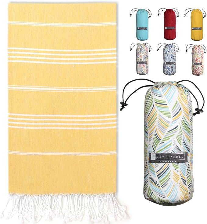 BAY LAUREL Turkish Beach Towel by BayLaurel