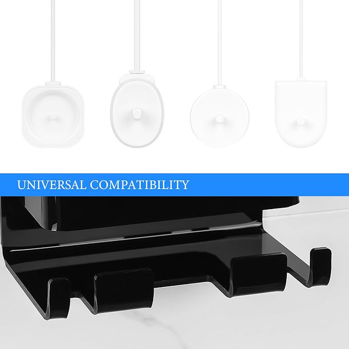 Electric Toothbrush Holder Wall Mounted, Electric Toothbrush Cord Organizer - Image 4