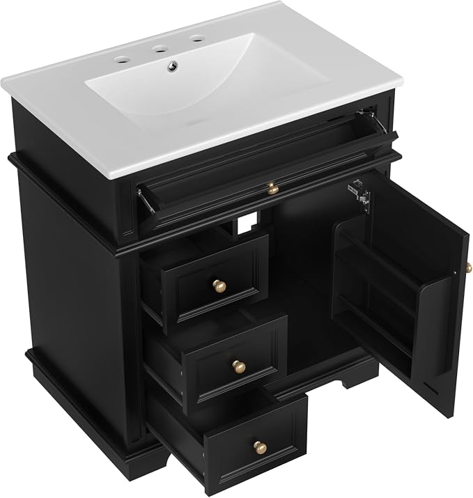 Linique 30" Bathroom Vanity - Image 9