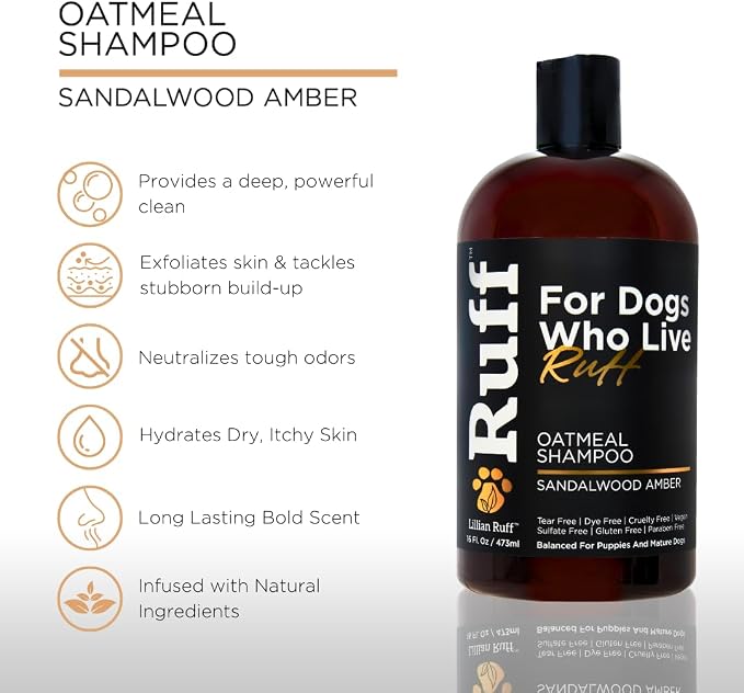 Ruff by Lillian Ruff Oatmeal Dog Shampoo & Conditioner - Image 2