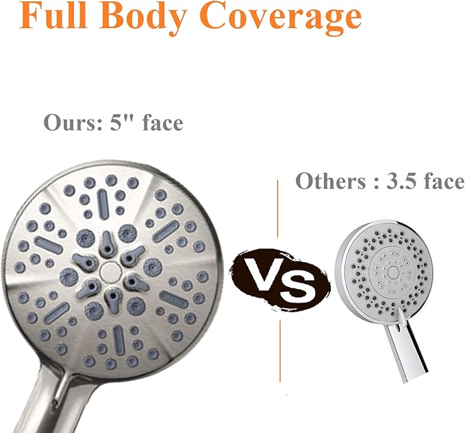 High Pressure Shower Head with Handheld - Image 4