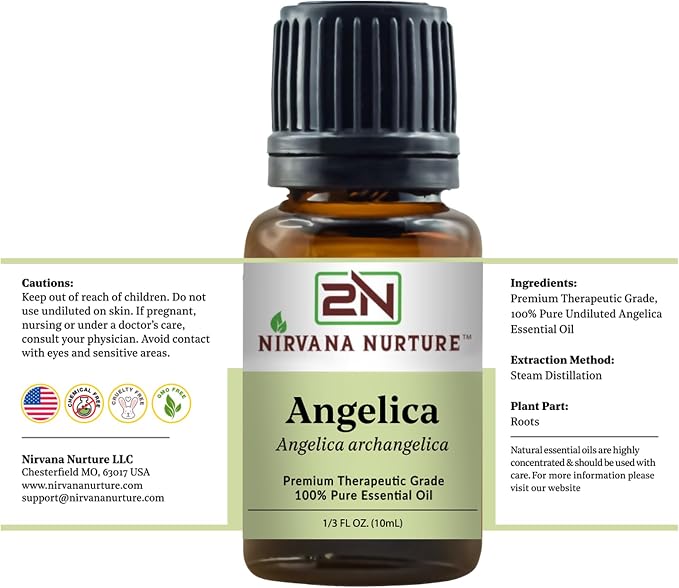 Angelica Essential Oil 100% Pure Premium Therapeutic Grade, Undiluted - Image 8