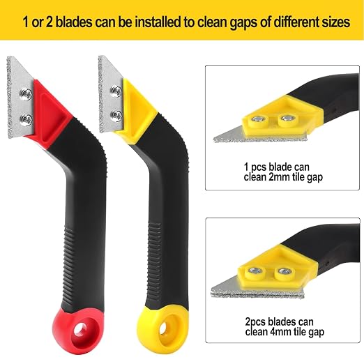 14pcs Grout Removal Tool Kit, 2 Tile Grout Saws - Image 4
