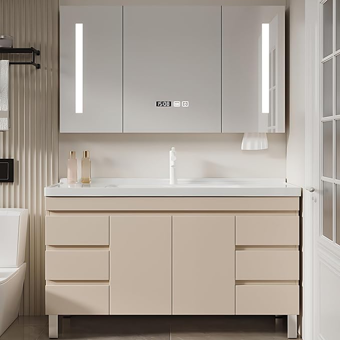 60IN Modern Bathroom Vanity by TIZAZOFashionHome