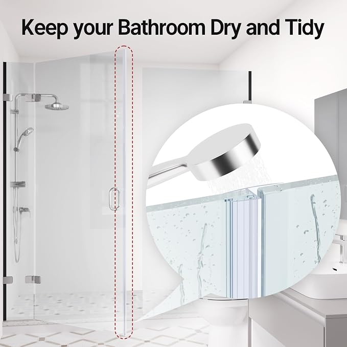 AmazerBath 5 PCS Shower Door Side Seal Strip - Image 4