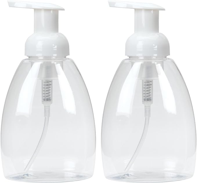 Ginger Lily Farms Foaming Soap Dispenser, Refillable Plastic Pump Bottles by GingerLilyFarms