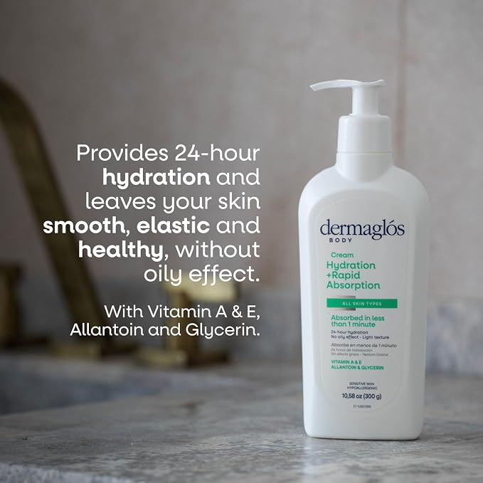 Dermaglos Moisturizing Body Cream | Hydration + Rapid Absorption, 24Hour - Image 3