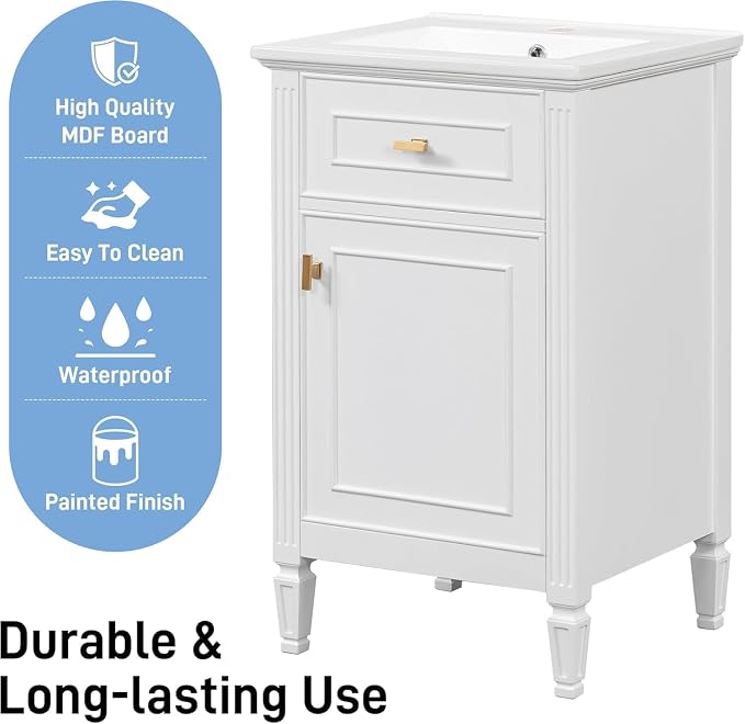 Linique 20" Bathroom Vanity - Image 7