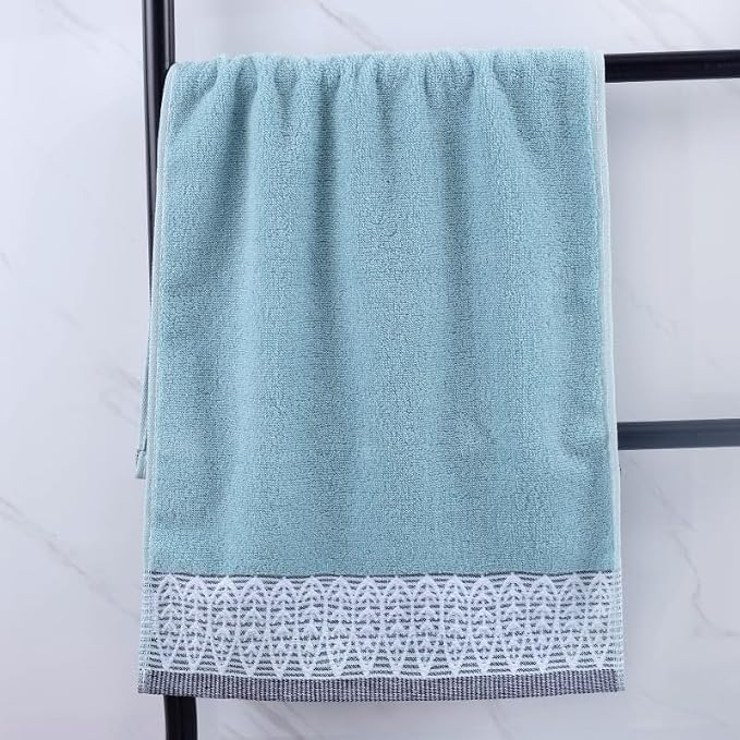 3 Pack Leaf Print Hand Towels, Decorative Cotton Soft & Highly Absorbent Towels - Image 6