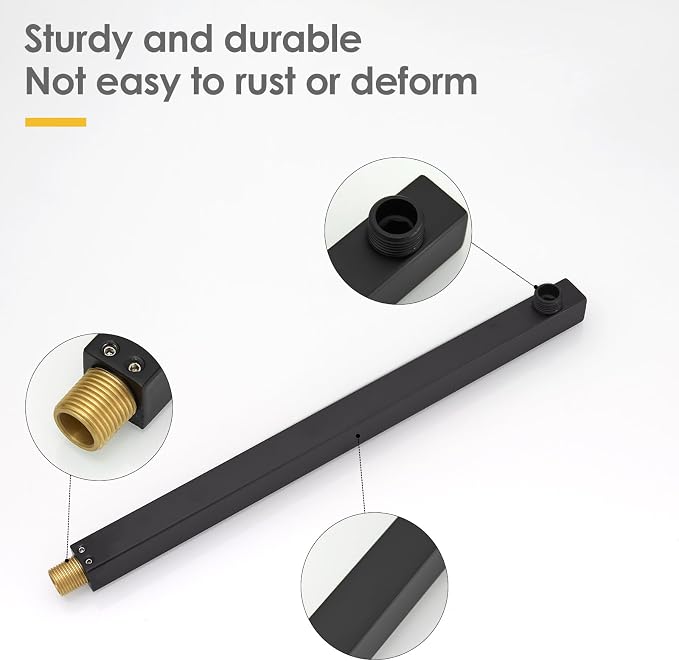 BESy 14 Inches Straight Extended Shower Arm - Image 4