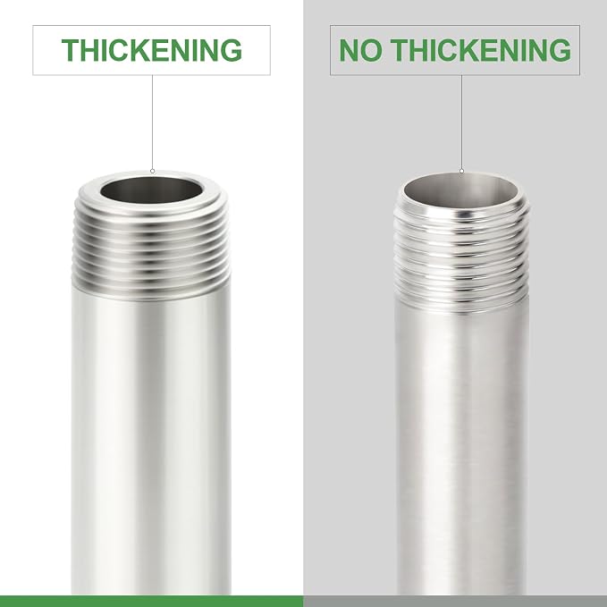 TAISHER 2PCS Stainless Steel Pipe Fittings, 3/4" NPT Male x 3/4" NPT Male - Image 3