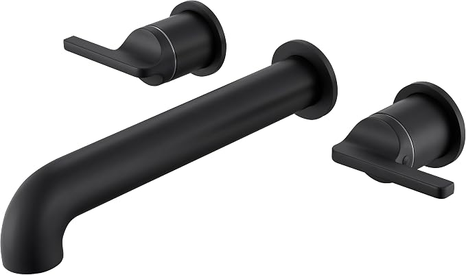 SITGES Solid Brass Wall Mount Tub Filler, High-End Design, High Flow Bathtub by SITGES