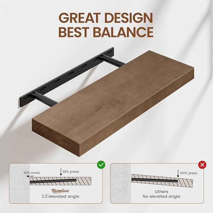 Heimlove 24 inch Floating Shelves - Image 7