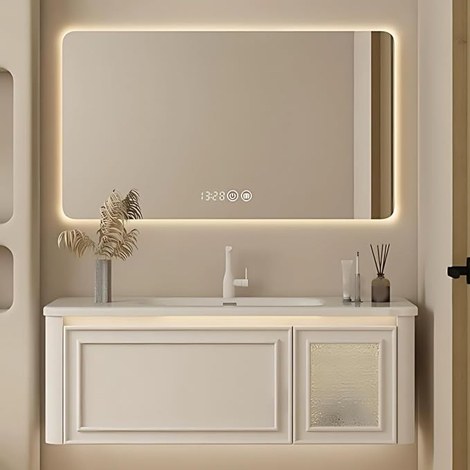 56IN Wall Mounted Bathroom Vanity Set by NAIROLET
