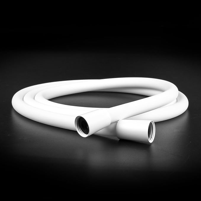 Premium Silicone Shower Head Hose, Kink-Free Handheld Extension, RV Replacement by BriskSpring