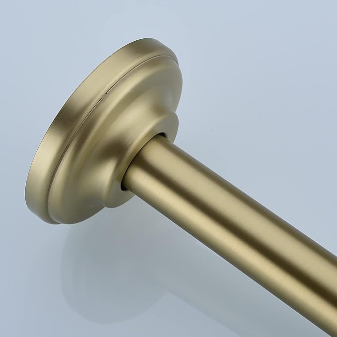 6 Inch Brushed Gold Angled Shower Arm - Image 6