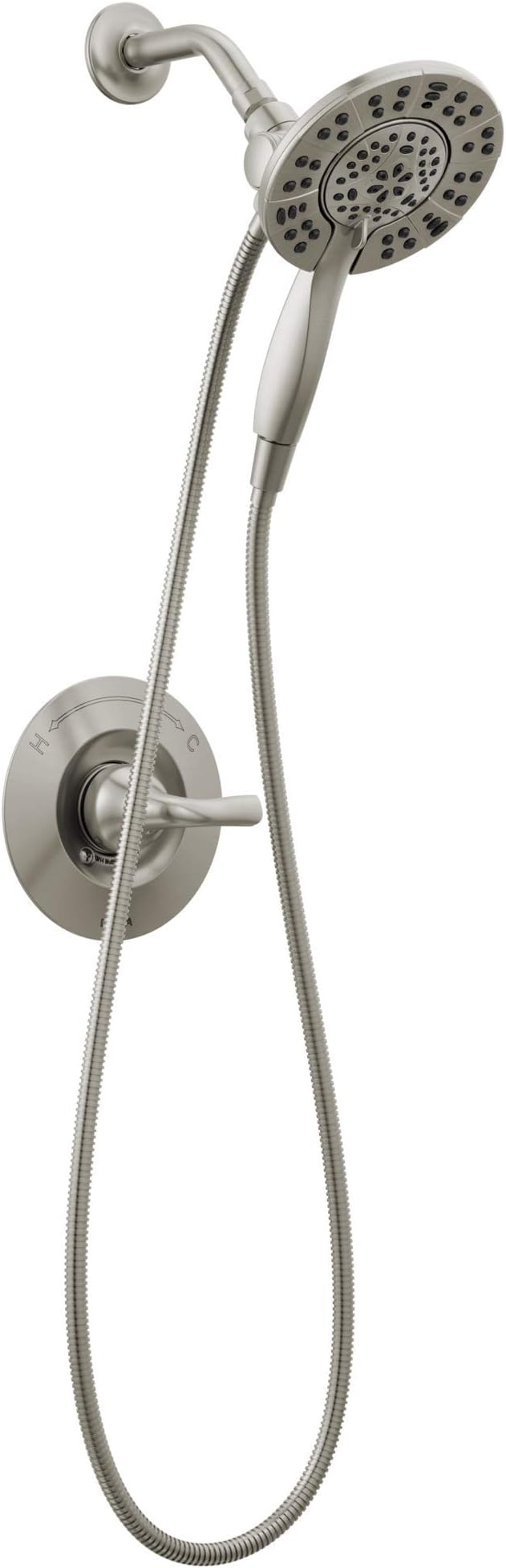 Delta Arvo 14 Series Brushed Nickel Shower Faucet Set by DeltaFaucet