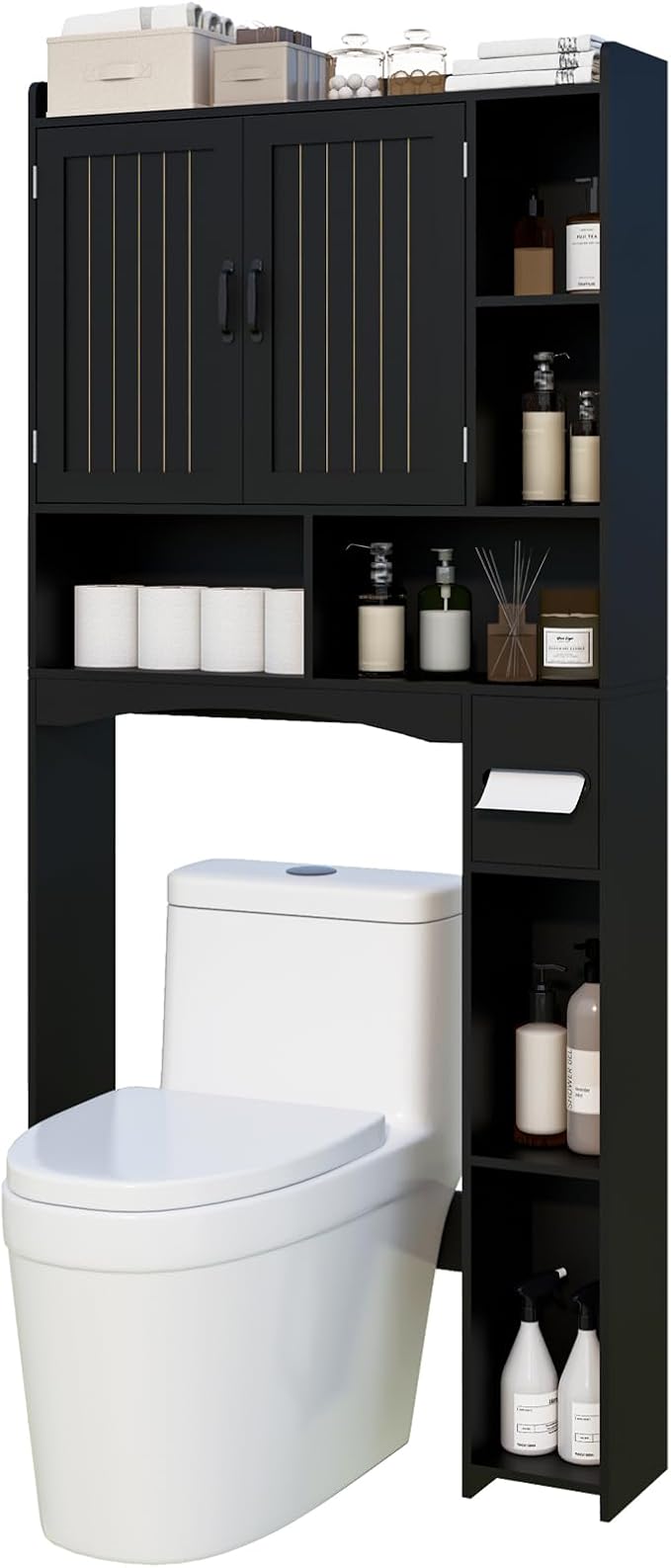Over The Toilet Storage Cabinet, Over Toilet Bathroom Organizer, Bathroom by Viaozutis
