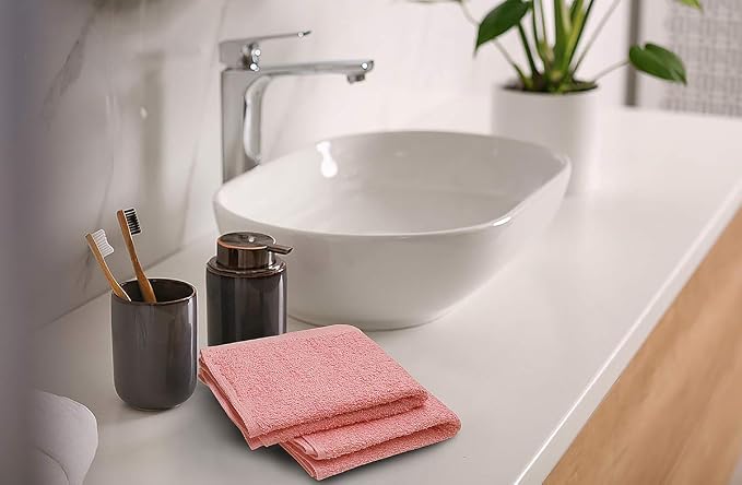 Softolle 100% Cotton Washcloths 24 Pack Soft, Highly Absorbent Washcloth - Image 3