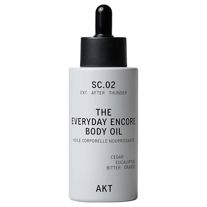 AKT Everyday Encore Body Oil 3.4 Fl Oz, SC.02 After Thunder Scent, Dry Body Oil by Akt