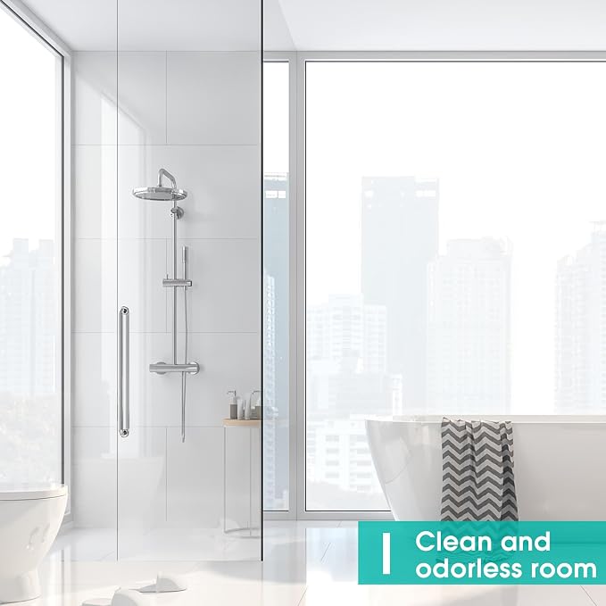 POZIA Clear Frameless Glass Shower Door Bottom Seal | Shower Door Sweep - Image 7