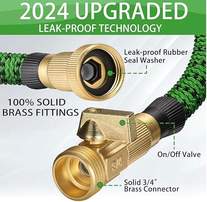 J&B XpandaHose 75ft Expandable Garden Hose - Image 8