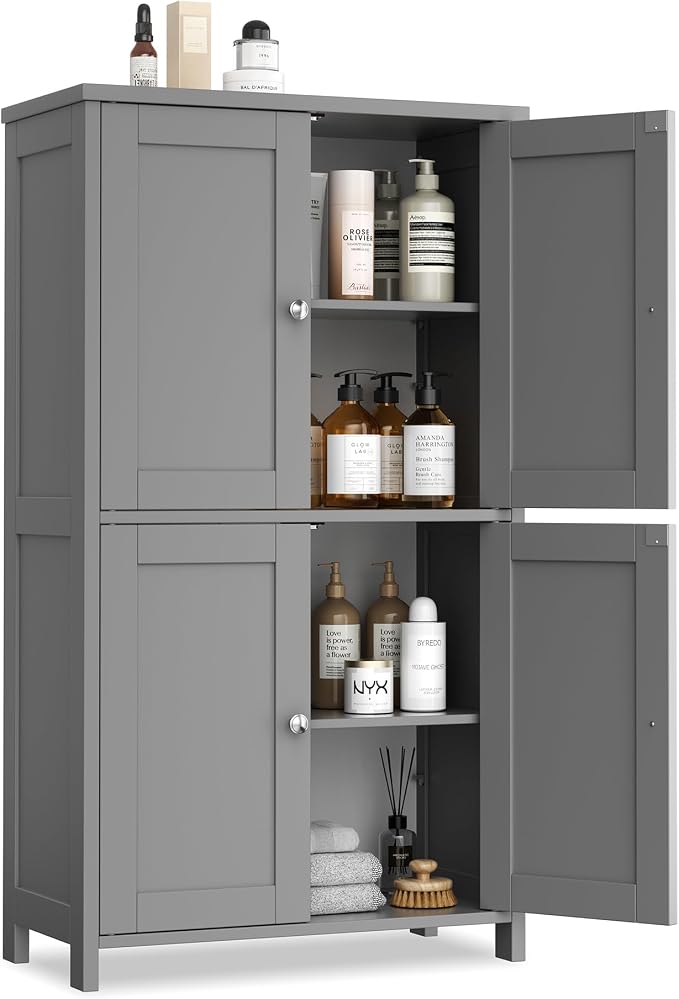 Vongrasig Bathroom Floor Storage Cabinet, Modern Storage Unit by Vongrasig