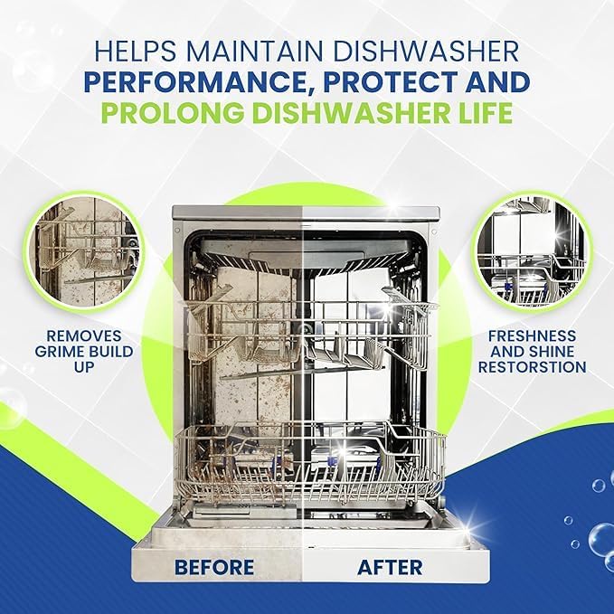 True Fresh Dishwasher Cleaner & Deodorizer Tablets 24-Pack – Deep Clean - Image 2