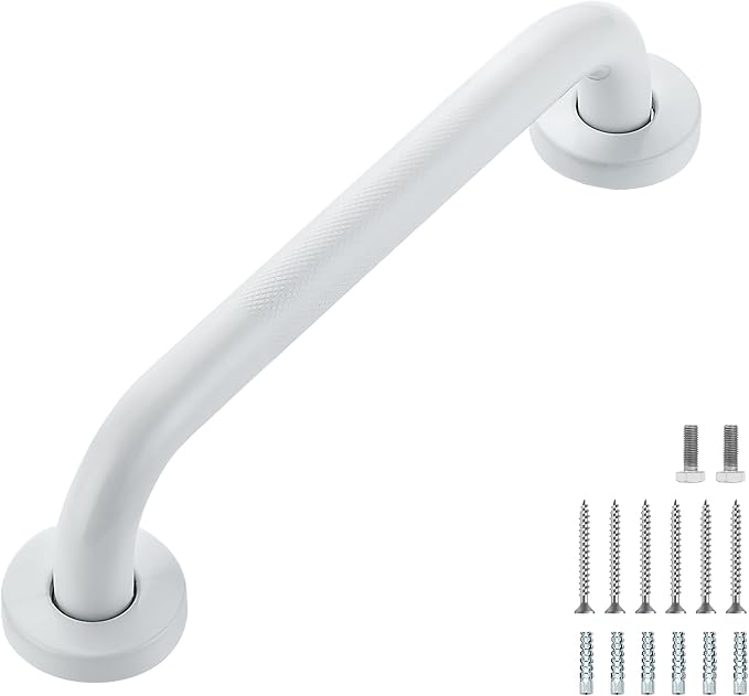 Grab Bars for Shower, 1 Pack 12-Inch Anti Slip Shower Handles for Elderly by RavinteHardware