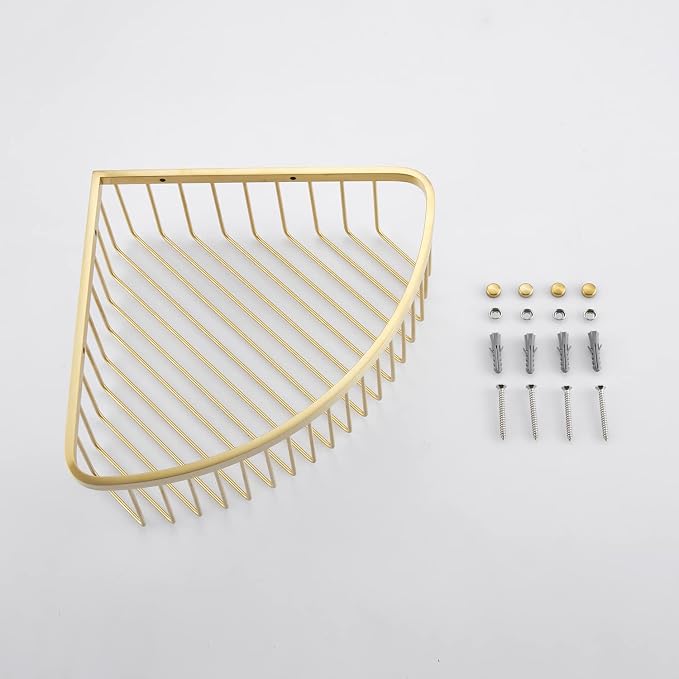 Bathroom Shower Caddy Corner Shelf Basket, Ultra Sturdy Rust-Proof Stainless - Image 6