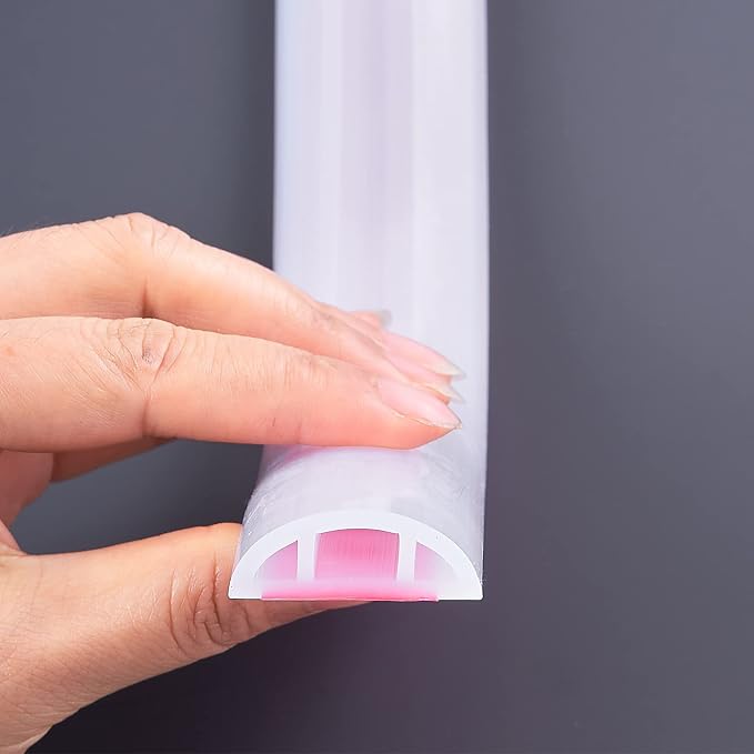 Bathroom Foldable Block water Stopper sealing strip shower threshold dam by Unknown