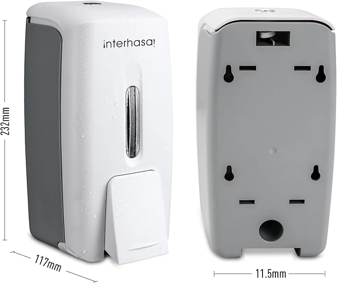 interhasa! Soap Dispenser Wall Mount Refillable 28oz Hand Sanitizer Dispenser - Image 8