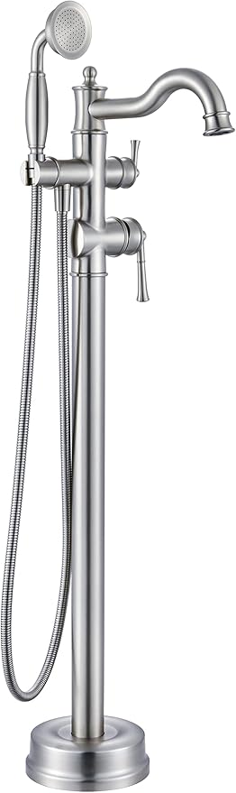 Freestanding Floor Mount Tub Filler by WINKEAR
