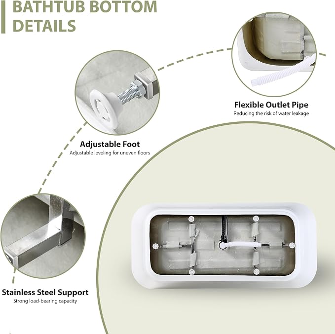 Mocoloo Freestanding Bathtub - Image 8