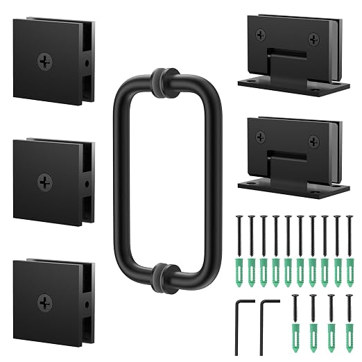 Shower Door Hardware Kit 304 Stainless Steel by RemixOri