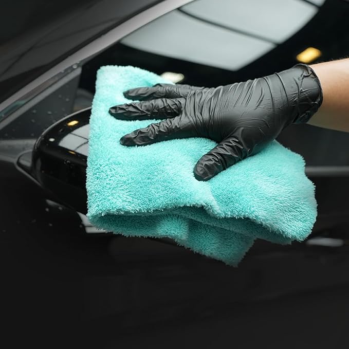 SPTA Microfiber Drying Towel Car Wash Drying Towel, 6 Pack Super Plush Edgeless - Image 7